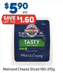 Foodland Mainland Cheese Sliced offer