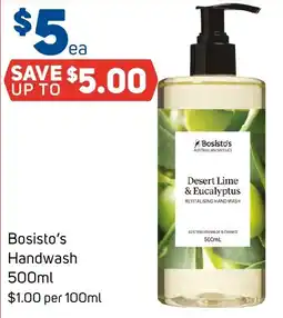 Foodland Bosisto's Handwash offer