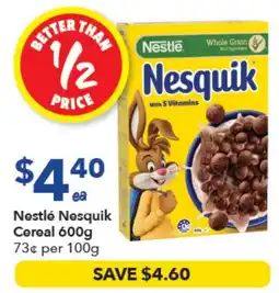 Ritchies Nestlé Nesquik Cereal offer
