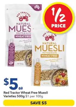 Ritchies Red Tractor Wheat Free Muesli Varieties offer