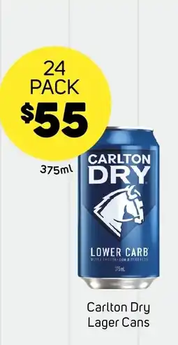 Foodland Carlton Dry Lager Cans offer