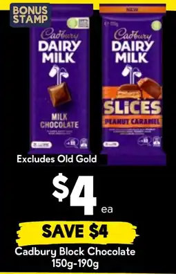 Drakes Cadbury Block Chocolate offer