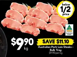 Drakes Australian Pork Loin Steaks offer