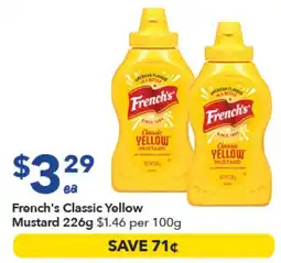Ritchies French's Classic Yellow Mustard offer