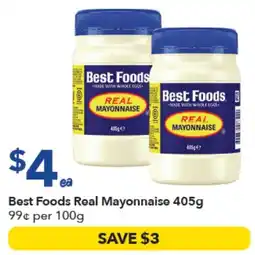Ritchies Best Foods Real Mayonnaise offer