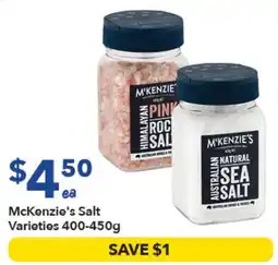 Ritchies McKenzie's Salt Varieties offer