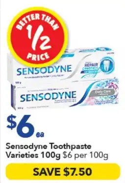 Ritchies Sensodyne Toothpaste Varieties offer