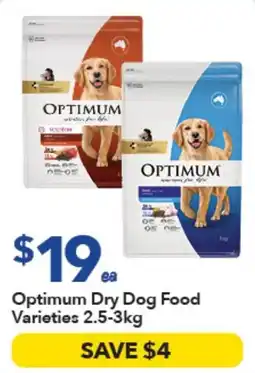 Ritchies Optimum Dry Dog Food Varieties offer