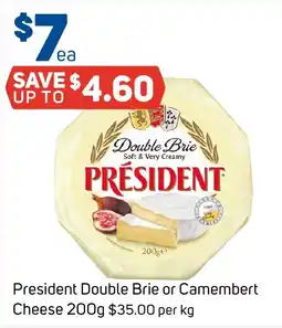 Foodland President Double Brie Cheese offer