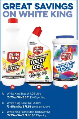 Foodland White King Toilet Gel offer