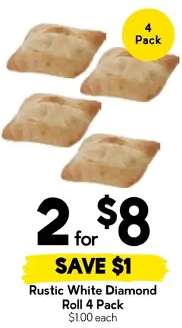 Drakes Rustic White Diamond Roll offer