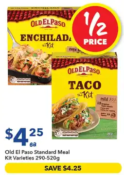 Ritchies Old El Paso Standard Meal Kit Varieties offer