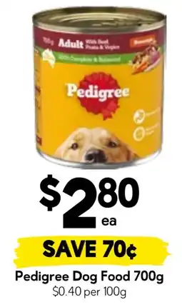 Drakes Pedigree Dog Food offer