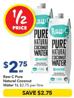 Ritchies Raw C Pure Natural Coconut Water offer