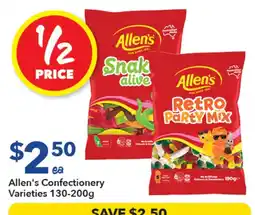 Ritchies Allen's Confectionery Varieties offer