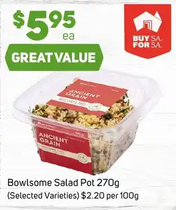 Foodland Bowlsome Salad Pot Ancient Grain offer