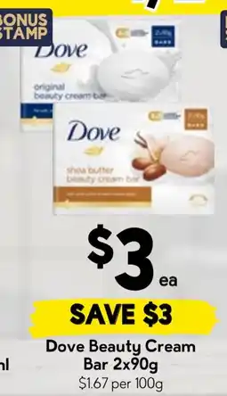Drakes Dove Beauty Cream Bar offer