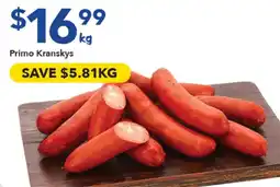 Ritchies Primo Kranskys offer