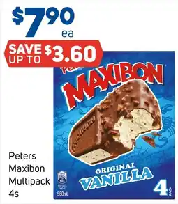 Foodland Peters Maxibon Multipack offer