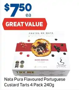Foodland Nata Pura Flavoured Portuguese Custard Tarts offer