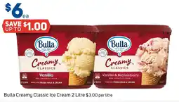 Foodland Bulla Creamy Classic Ice Cream offer