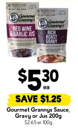 Drakes Gourmet Grannys Sauce, Gravy or Jus offer