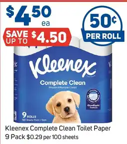 Foodland Kleenex Complete Clean Toilet Paper offer