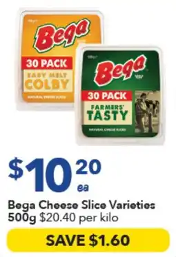 Ritchies Bega Cheese Slice Varieties offer