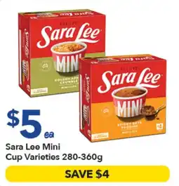 Ritchies Sara Lee Mini Cup Varieties offer