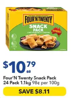 Ritchies Four'n Twenty Snack Pack offer