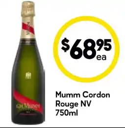 Drakes Mumm Cordon Rouge NV offer