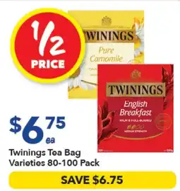 Ritchies Twinings Tea Bag Varieties offer