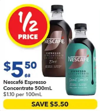 Nescafe Espresso Concentrate