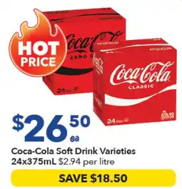 Ritchies Coca-Cola Soft Drink Varieties offer