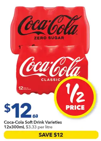 Coca-Cola Soft Drink Varieties