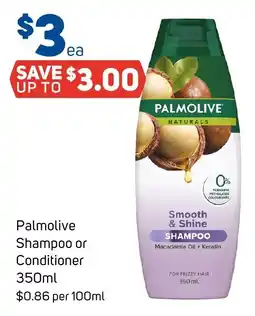 Foodland Palmolive Shampoo or Conditioner offer