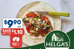 Foodland Helga's Greek Chicken Wrap offer