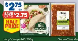 Foodland Helga's Wraps offer