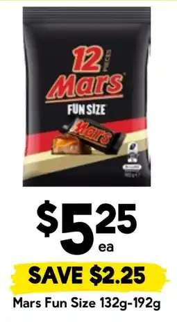 Drakes Mars Fun Size offer