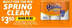 Drakes Handee Paper Towel Ultra Absorbent White 2 Ply offer