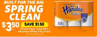 Drakes Handee Paper Towel Ultra Absorbent White 2 Ply offer