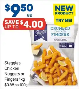 Foodland Steggles Chicken Nuggets or Fingers offer
