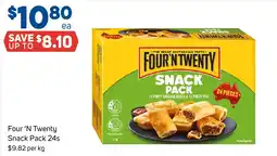 Foodland Four 'N Twenty Snack Pack 24s offer