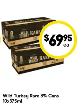 Drakes Wild Turkey Rare 8% Cans offer