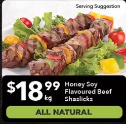Ritchies Honey Soy Flavoured Beef Shaslicks offer