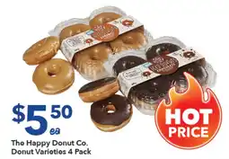 Ritchies The Happy Donut Co. Donut Varieties 4 Pack offer