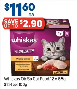 Foodland Whiskas Oh So Cat Food offer
