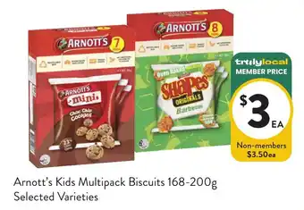 Arnott's Kids Multipack Biscuits