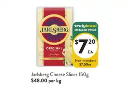 Foodworks Jarlsberg Cheese Slices offer