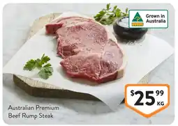 Foodworks Australian Premium Beef Rump Steak offer